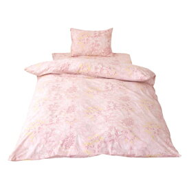 小栗｜OGURI 【掛け布団カバー】　綿100％　シングルロングサイズ　ダマスク柄　エイル（150×210cm） ピンク 223586-16