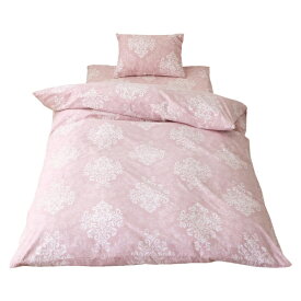 小栗｜OGURI 【掛け布団カバー】　綿100％　シングルロングサイズ　ボタニカルフラワー　カレリア（150×210cm） ピンク 223587-16