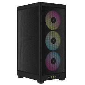 CORSAIR｜コルセア PCケース [Mini-ITX] iCUE 2000D RGB Airflow ブラック CC-9011246-WW