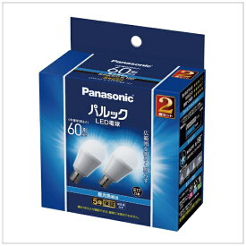 Panasonic｜パナソニック LED電球 パルック LDA7DGE17SK62T [E17 /一般電球形 /60W相当 /昼光色 /2個 /広配光タイプ]