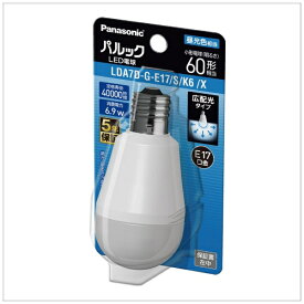 Panasonic｜パナソニック LED電球 パルック LDA7DGE17SK6X [E17 /一般電球形 /60W相当 /昼光色 /1個 /広配光タイプ]