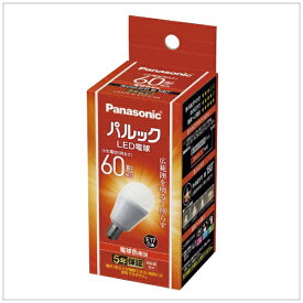 Panasonic｜パナソニック LED電球 パルック LDA7LGE17SK6 [E17 /一般電球形 /60W相当 /電球色 /1個 /広配光タイプ]