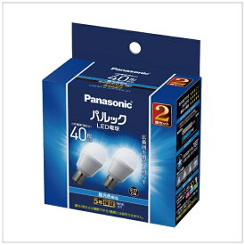 Panasonic｜パナソニック LED電球 パルック LDA4DGE17SK42T [E17 /一般電球形 /40W相当 /昼光色 /2個 /広配光タイプ]