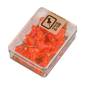 ベロス｜VELOS ダルマ画鋲 クリアピンク DC-108CP