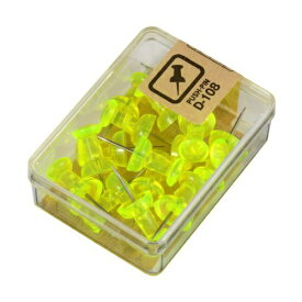 ベロス｜VELOS ダルマ画鋲 クリアグリーン DC-108CG