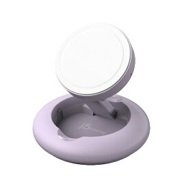 j5 create｜ジェイファイブクリエイト ワイヤレス充電スタンド 15W パープル JUPW1107PNP [15W]