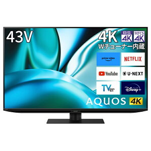 SHARPbV[v ter AQUOS(ANIX) 4T-C43FN2 [43V^ /BluetoothΉ /4KΉ /BSECS 4K`[i[ /YouTubeΉ]