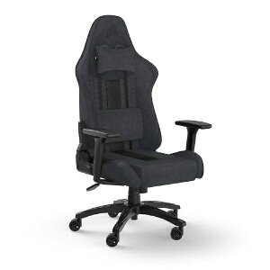 CORSAIR�b�R���Z�A �Q�[�~���O�`�F�A [�V�[�g W380xD510xH1230�`1330mm] TC100 Fabric(�t�@�u���b�N���f��) �O���[/�u���b�N CF-9010052-WW