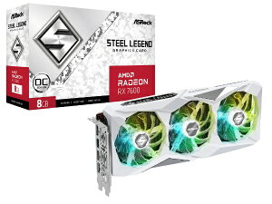 ASROCKbAXbN OtBbN{[h Radeon RX 7600 Steel Legend 8GB OC(RX7600 SL 8GO) [Radeon RXV[Y /8GB]