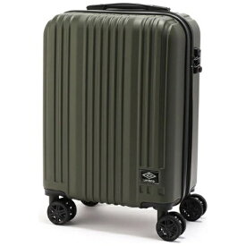 センゾー｜SENZO 拡張機能付き スーツケース（機内持ち込みサイズ） umbro（アンブロ） カーキ [TSAロック搭載]