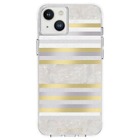 CASEMATE｜ケースメート iPhone 14 Plus Pearl Stripes w ケース パール CM049272