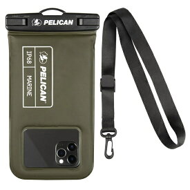 【エントリーで最大全額ポイント還元｜7/18迄】 Pelican｜ペリカン スマートフォン用防水・防塵ケース オリーブグリーン PP043304
