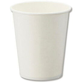 シモジマ｜SHIMOJIMA HEIKO　ペーパーカップ　アイス・ホット兼用　ホワイト　8オンス（最大約295ml）　50個入り 004535991