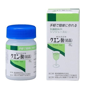 健栄製薬｜KENEI Pharmaceutical クエン酸結晶（食添）　25g
