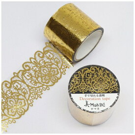 カミイソ産商｜KAMIISO SANSYOU デコレーションテープ 35mmx3m ロマネ(金箔)
