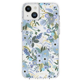 RIFLE PAPER｜ライフルペーパー iPhone 14 Plus ケース Garden Party Blue RP049276
