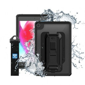 【エントリーで最大2万ポイント当たる｜8/23まで】 ARMOR-X｜アーマーエックス iPad mini（第5世代）用 IP68 Waterproof Case with Hand Strap ブラック