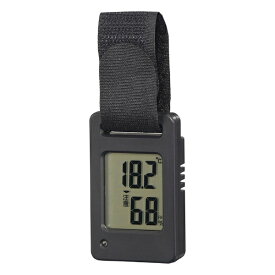 オーム電機｜OHM ELECTRIC ポータブルデジタル温湿度計 ブラック TEM-801-K [デジタル]