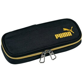 【エントリーで最大全額ポイント還元｜7/18迄】 クツワ｜KUTSUWA PUMA ヘザーボックスペンケース ブラック PM230BK