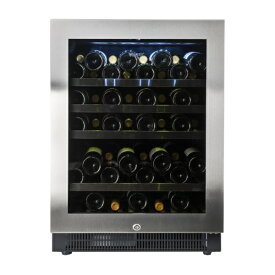 【無料基本設置料】 ヴァンテック｜VINTEC ワインクーラー アンダーカウンタータイプ 黒色 VS50 [50本 /右開き]