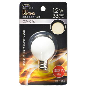 �I�[���d�@�bOHM ELECTRIC LED�����p G40/1.2W/68lm LEDLIGHTING LDG1L-H-E1715 [E17 /�{�[���d���` /�d���F /1��]