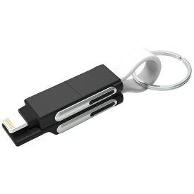 G.WORKER｜ジー・ワーカー Tuna ストラップ型 6in1 通信・充電ケーブル 黒×ホワイト GWC-6S3BW