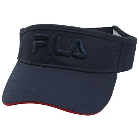 フィラゴルフ｜FILA GOLF メンズ ECOツイル 3Dロゴ刺繍 サンバイザー(Fサイズ/ネイビー) 743920 FILAGOLF ネイビー 743920【返品交換不可】