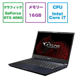 マウスコンピュータ｜MouseComputer ゲーミングノートパソコン G-Tune E4-I7G60BC65BNHDB3 [RTX 4060 /14.0型 /Windows11 Home /intel Core i7 /メモリ：16GB /SSD：500GB]