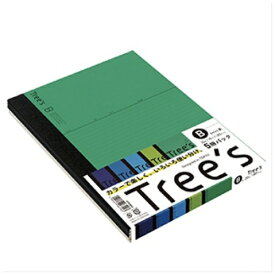 KYOKUTO｜キョクトウアソシエイツ Treesノート 5色アソート セミB5 6mm横罫 UTR3BX5