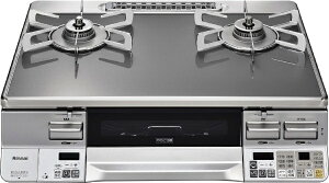 【エントリーで最大全額ポイント還元|11/5迄】 リンナイ|Rinnai LAKUCIEシリーズ ピュアステンレス(ゴトク・バーナーキャップ) LAKUCIE Peime クリアミッドグレー/シルバー RTE65VAGPA-GL [約60c