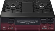 リンナイ｜Rinnai LAKUCIEシリーズ LAKUCIE fine（ラクシエファイン） ブラック／レッドトーンブ KG66VTA…
