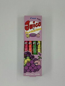 PILOT�b�p�C���b�g �{�[���y�� �؂낿�Ղ��Ղ� �y����zJuice(�W���[�X) �p���g�r�X�R�R���{ 4�F�Z�b�g CS-LJU80F-4CPK [0.7mm]