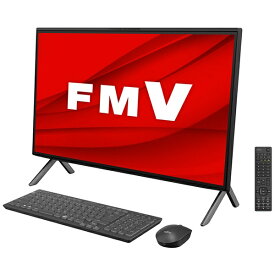 富士通｜FUJITSU デスクトップパソコン FMV ESPRIMO FH90/H2(テレビ機能) ブラック FMVF90H2B [27型 /intel Core i7 /メモリ：16GB /HDD：1TB /SSD：512GB /2023年7月モデル]