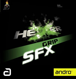 アンドロ｜andro 裏ソフトラバー ヘキサーグリップ エフエックス HEXER GRIP SFX(厚さ：2.1/レッド) 112294 レッド 112294 [裏ソフト /テンション]