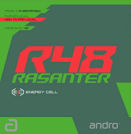 アンドロ｜andro 裏ソフトラバー ラザンター アール48 RASANTER R48(厚さ：1.7/レッド) 112280 レッド 112280 [裏ソフト /テンション]