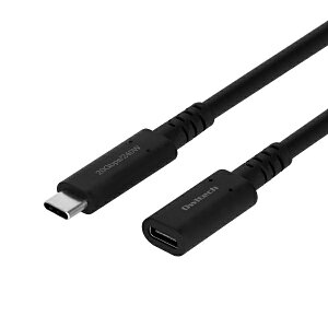 OWLTECHbIEebN Type-C to Type-C P[u }[d^f[^ʐM Ή ubN OWL-CBCMCF10-BK [USB Power DeliveryΉ]