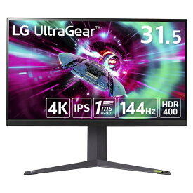 【エントリーで最大全額ポイント還元｜7/18迄】 LG｜エルジー ゲーミングモニター UltraGear ブラック 32GR93U-B [31.5型 /4K(3840×2160） /ワイド]