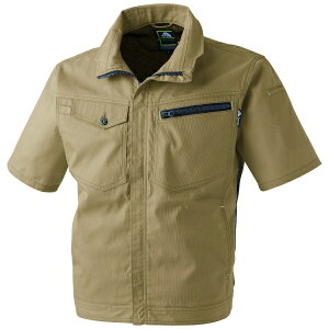 CUC|シーユーシー Cs 2907-08-8L 半袖メッシュブルゾン カーキ 8L