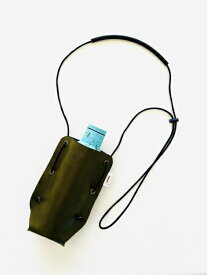インク｜INQ Artificial leather-Khaki　ファッション感覚で持ち歩けるボトルケース WRAPii leather-kha