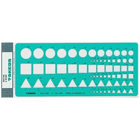 タケダ｜takeda テンプレート 円・三角・四角定規 29-0185