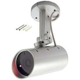 日本緑十字｜JAPAN GREEN CROSS 緑十字 ダミー防犯カメラ センサー式自動首振り機能付 防雨タイプ ダミーカメラ防雨型 352071