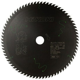 HiKOKI｜ハイコーキ HiKOKI 卓上丸のこ用チップソー（集成材・一般木材用）（ブラックシリーズ黒鯱） 190mmX1．9 75枚刃 00377182