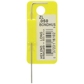 ボンダス｜BONDHUS ボンダス 六角L−レンチ ロング 0．050インチ ZL0.050 【メーカー直送・代金引換不可・時間指定・返品不可】
