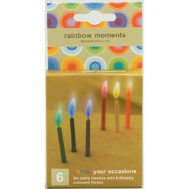 カメヤマ｜Kameyama rainbowmoments（レインボーモーメント）6色6本