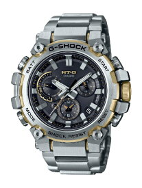CASIO｜カシオ 【Bluetooth搭載ソーラー電波時計】G-SHOCK（Gショック）MT-Gシリーズ ゴールド/シルバー MTG-B3000D-1A9JF