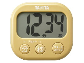 TANITA｜タニタ 抗菌でか見えタイマーYL タニタ マスタードイエロー TD429YL