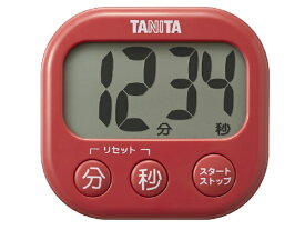 TANITA｜タニタ 抗菌でか見えタイマーRD タニタ チェリーレッド TD429RD
