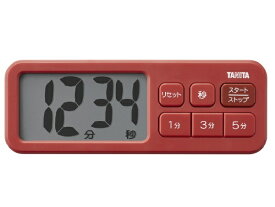TANITA｜タニタ 抗菌でか見えタイマーRD タニタ マットレッド TD431RD