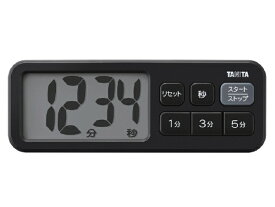 TANITA｜タニタ 抗菌でか見えタイマーBK タニタ マットブラック TD431BK