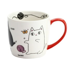 セラミック藍｜CERAMIC AI 猫3兄弟マグカップ　好物（1×3）